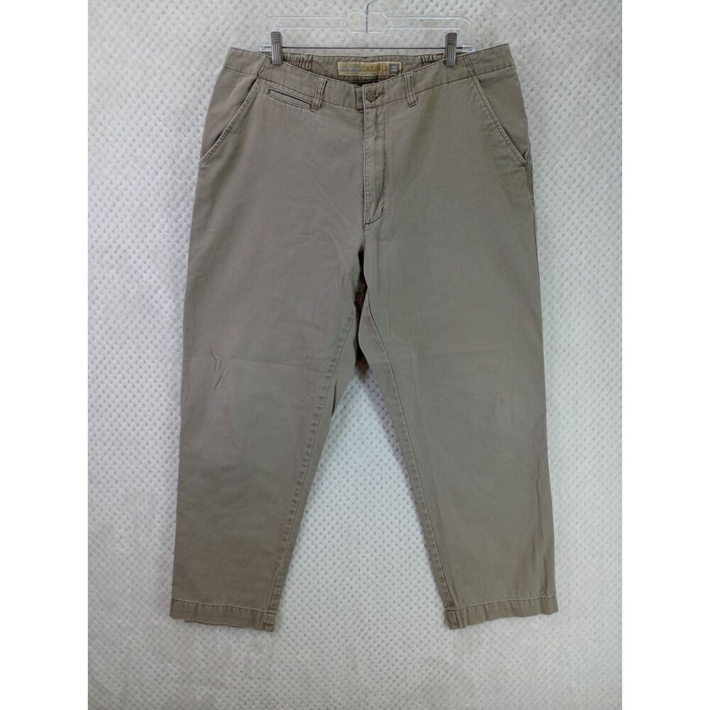Cabela's Casuals Aged Khakis Men's 40x32 Tapered Cotton Chino Pants*READ*